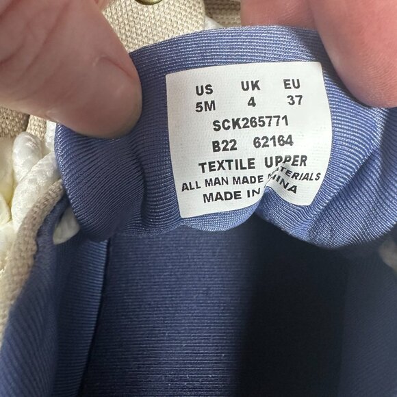 Sperry Harbor Tide Washable Sneakers Stone Sz 5M Boys NWOT - Picture 5 of 5